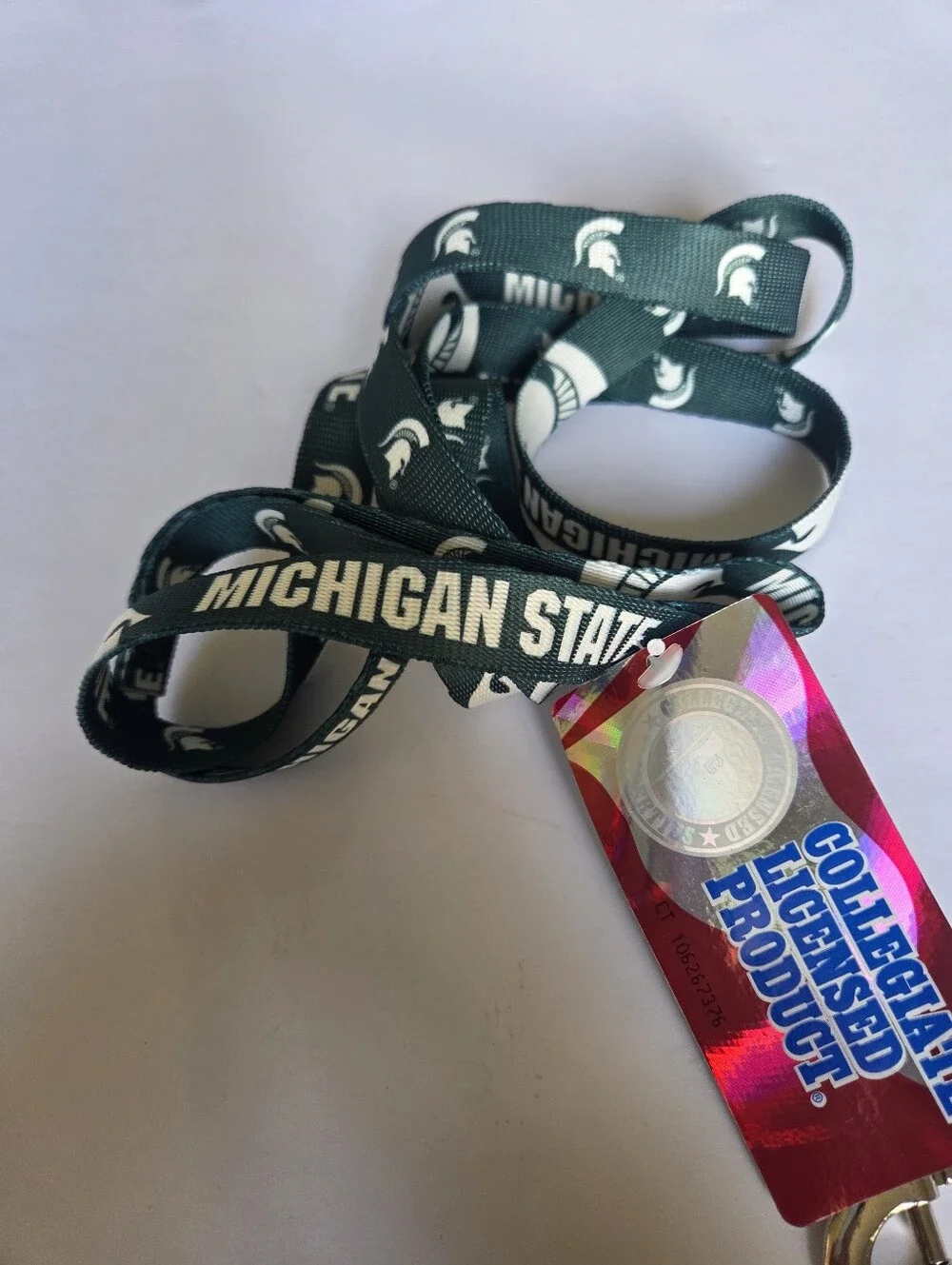 Michigan State Dog Leash NWT Spartans Logo Heavy Duty Nylon 3/4